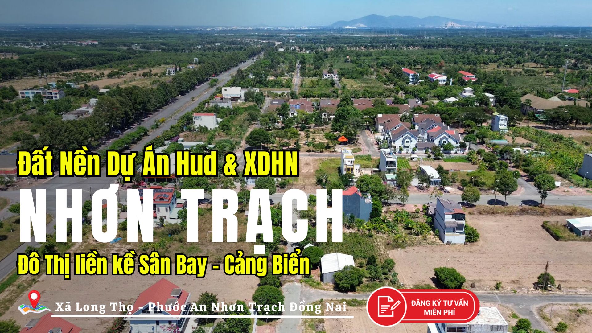 BÁN NHANH ĐẤT NỀN DỰ ÁN HUD NHƠN TRẠCH – SỔ SẴN – GIÁ TỐT - Ảnh chính